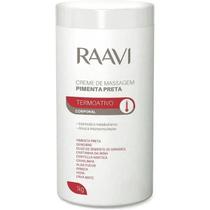Creme de Massagem Corporal Raavi Termoativo de Pimenta 1kg