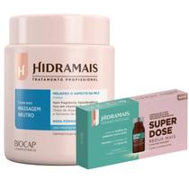 Creme De Massagem Neutro 1kg + 4un Superdose Redux Mais Hidramais Creme De Massagem Neutro 1kg + 4un Superdose Redux Mais Hidramais