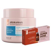 Creme De Massagem Neutro 500g + 4un Superdose Multicaffein Hidramais Creme De Massagem Neutro 500g + 4un Superdose Multicaffein Hidramais