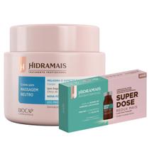 Creme De Massagem Neutro 500g + 4un Superdose Redux Mais Hidramais Creme De Massagem Neutro 500g + 4un Superdose Redux Mais Hidramais