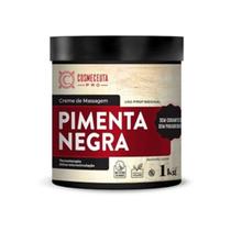 Creme de massagem pimenta negra 1kg cosmeceuta