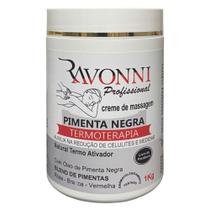 Creme de massagem pimenta negra 1kg ravonni - BIOTYPE COSMÉTICOS