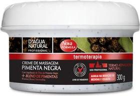 Creme de massagem pimenta negra dágua natural 300g - DAGUA NATURAL