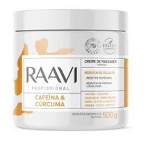 Creme De Massagem Raavi Cafeina e Curcuma 500g