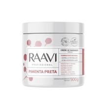 Creme De Massagem Raavi Pimenta Preta 500g