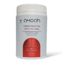 Creme De Massagem Redutor Lipofuncional Vegano 1000G - Amoah Creme De Massagem Redutor Lipofuncional Vegano 1000G - Amoah