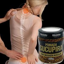 Creme de Massagem Sucupira Rhenuks 200g Uso Corporal Relaxante