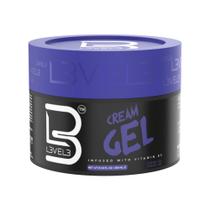 Creme de modelagem de cabelo L3 Nível 3 Creme Gel 250ml para homens Creme de modelagem de cabelo L3 Nível 3 Creme Gel 250ml para homens
