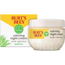 Creme de noite Burt's Bees Calming com Aloe e Leite de Arroz 50mL