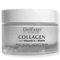 Creme de noite Delfanti-Milano COLLAGEN com VITAMINA C E ELASTINA