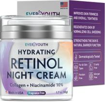 Creme de noite EVERYOUTH Hidratante facial Retinol Colágeno 50mL