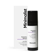 Creme de noite minimalista 2% retinóide antienvelhecimento 30mL Creme de noite minimalista 2% retinóide antienvelhecimento 30mL