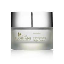 Creme de noite Villa Floriani Mint Purificante para peles com tendência a acne
