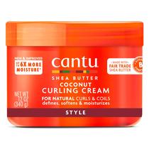 Creme de ondulação Cantu Coconut com manteiga de karité para cabelo natural 355mL Creme de ondulação Cantu Coconut com manteiga de karité para cabelo natural 355mL
