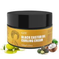 Creme de ondulação GZE Black Castor Oil Curl Enhancer 100mL Creme de ondulação GZE Black Castor Oil Curl Enhancer 100mL