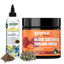 Creme de ondulação WOZUTUNT Óleo de rícino preto com óleo Chebe 60mL + 200mL Creme de ondulação WOZUTUNT Óleo de rícino preto com óleo Chebe 60mL + 200mL
