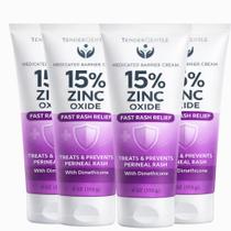 Creme de Óxido de Zinco TenderGentle 113 g Medicado - Kit com 4 Creme de Óxido de Zinco TenderGentle 113 g Medicado - Kit com 4