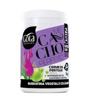 Creme de Pentear 1KG Cacho Perfeito Queratina Vegetal & Colageno Gota