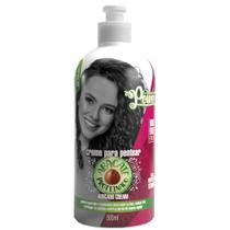 Creme De Pentear Abacate Avocado Soul Power Com Proteinas Reparador E Protetor Térmico Vegano 500ml
