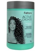 Creme De Pentear Cachos Active Fattore Definição Controle Hidratação Capilar Pote Grande 1Kg