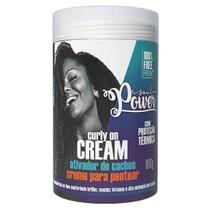 Creme De Pentear Curly On Cream Soul Power Ativador De Cachos Vegano 800g Creme De Pentear Curly On Cream Soul Power Ativador De Cachos Vegano 800g