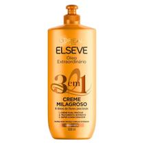 Creme de Pentear Elseve 3 Em 1 Milagroso Loreal Óleo Extraordinário 500ml Creme de Pentear Elseve 3 Em 1 Milagroso Loreal Óleo Extraordinário 500ml