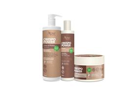 Creme de Pentear, Gelatina E Máscara - Apse Crespo Power