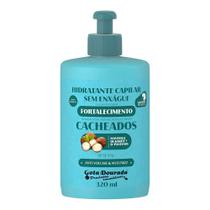 Creme de Pentear Gota Dourada para Cabelos Cacheados com Abacate e D-Pantenol - 320ml Creme de Pentear Gota Dourada para Cabelos Cacheados com Abacate e D-Pantenol - 320ml