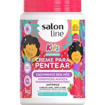 Creme De Pentear Infantil Salon Line Kids Sem Nós 1kg