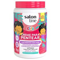 Creme De Pentear Infantil Salon Line Kids Sem Nós 1kg