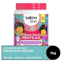 Creme De Pentear Infantil Salon Line Kids Sem Nós 1kg