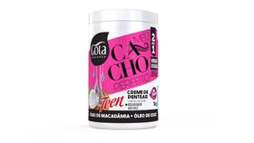 Creme de pentear meu cacho perfeito teen óleo de macadâmia óleo de coco 1kg - gota dourada