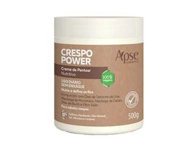 Creme de Pentear Nutritivo Crespo Power 500g Apice No Poo / Low Poo Ação Condicionante