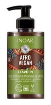 Creme De Pentear Para Cachos Leave-In Inoar Afro Vegan 300Ml