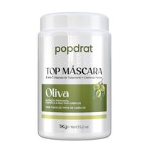 Creme De Pentear Popdrat Máscara De Tratamento Oliva 2em1 1kg