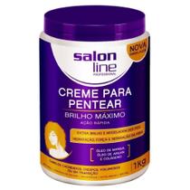 Creme de Pentear Salon Line Brilho Máximo 1 Kilo