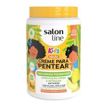 Creme de Pentear Salon Line Kids Cachinhos Poderosos Melão 1kg