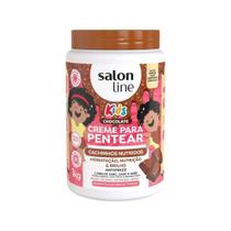 Creme de Pentear Salon Line Kids Chocolate Cachinhos Nutridos 1kg