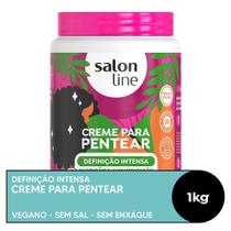 Creme de Pentear Salon Line Redutor de Volume Definição Intensa 1000g Creme de Pentear Salon Line Redutor de Volume Definição Intensa 1000g
