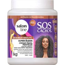 Creme De Pentear Salon Line SOS Super Óleos 1Kg Creme De Pentear Salon Line SOS Super Óleos 1Kg