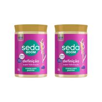 Creme De Pentear Seda Boom Definiçao 1Kg - Kit Com 2Un