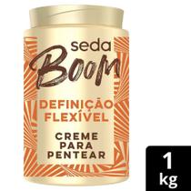 Creme de Pentear Seda Boom Definição Flexível 1kg Creme de Pentear Seda Boom Definição Flexível 1kg