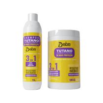 Creme De Pentear + Shampoo Ativador Cachos Linha Tutano 1 Kg Detra