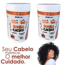 Creme de Pentear SOS Bomba Mascara 2 em 1 - Cachedos e Crespos - 2 Un Hidralize 1kg Cada Creme de Pentear SOS Bomba Mascara 2 em 1 - Cachedos e Crespos - 2 Un Hidralize 1kg Cada