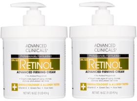 Creme de retinol hidratante Advanced Clinicals 480 ml (pacote com 2)