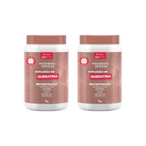 Creme De Trat Beleza Natural 1000G Explosao Queratina-2Un