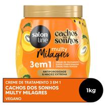 Creme de Tratamento Cachos dos Sonhos Multy Milagres Antiporosidade Salon Line 1kg