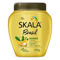 Creme de Tratamento e Creme para Pentear Banana e Bacuri 1kg Skala Creme de Tratamento e Creme para Pentear Banana e Bacuri 1kg Skala