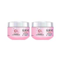 Creme De Tratamento Elseve 200Ml Glycolic Gloss - Kit C/2Un