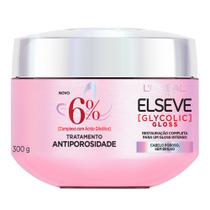 Creme de Tratamento Elseve Glycolic Gloss L'oréal Paris Antiporosidade 300g Creme de Tratamento Elseve Glycolic Gloss L'oréal Paris Antiporosidade 300g